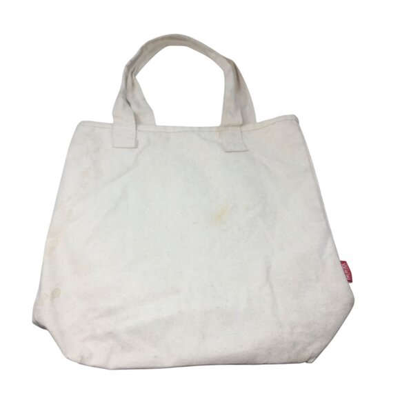 Large White Del Sol Color change Tote Bag with Palm Trees on it - Picture 2 of 12